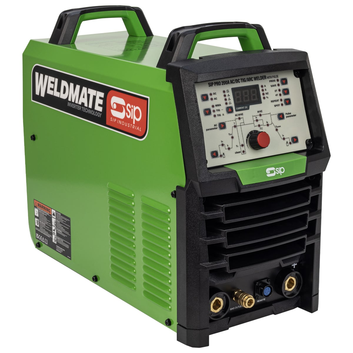 SIP WELDMATE® PRO 200A AC/DC TIG/ARC Inverter Welder with Pulse Package